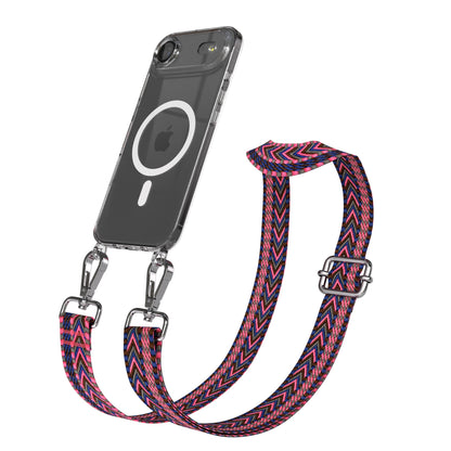 iPhone Air MagSafe Handykette mit verstellbarem Boho Band zum Umhängen 
