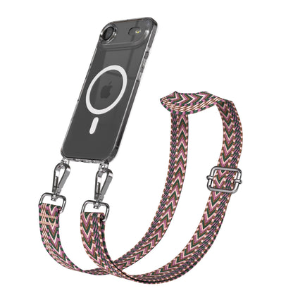 iPhone Air MagSafe Handykette mit verstellbarem Boho Band zum Umhängen 
