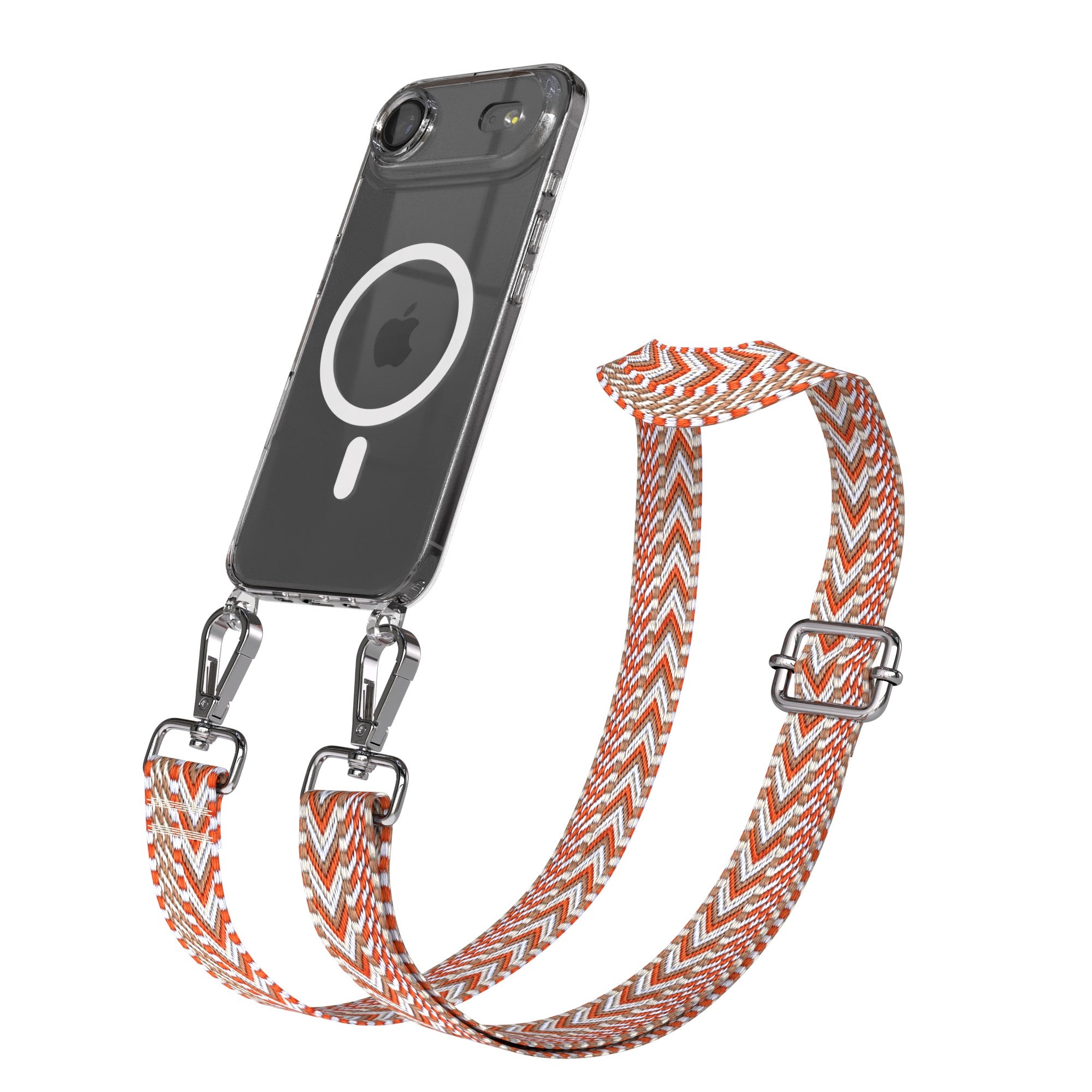 iPhone Air MagSafe Handykette mit verstellbarem Boho Band zum Umhängen 