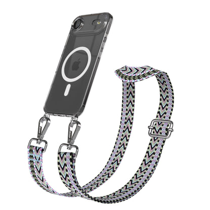 iPhone Air MagSafe Handykette mit verstellbarem Boho Band zum Umhängen 