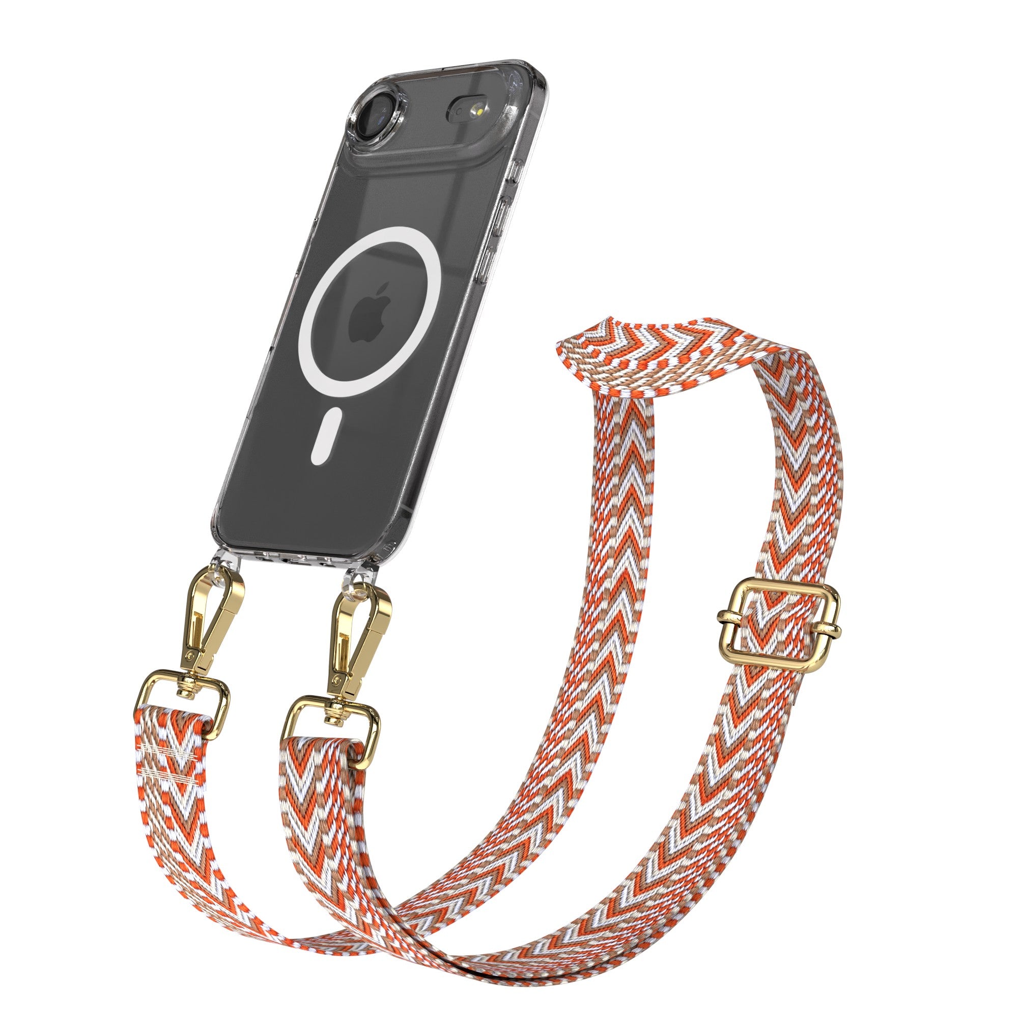 iPhone Air MagSafe Handykette mit verstellbarem Boho Band zum Umhängen 