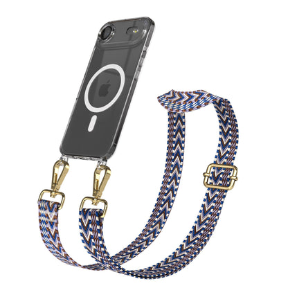iPhone Air MagSafe Handykette mit verstellbarem Boho Band zum Umhängen 
