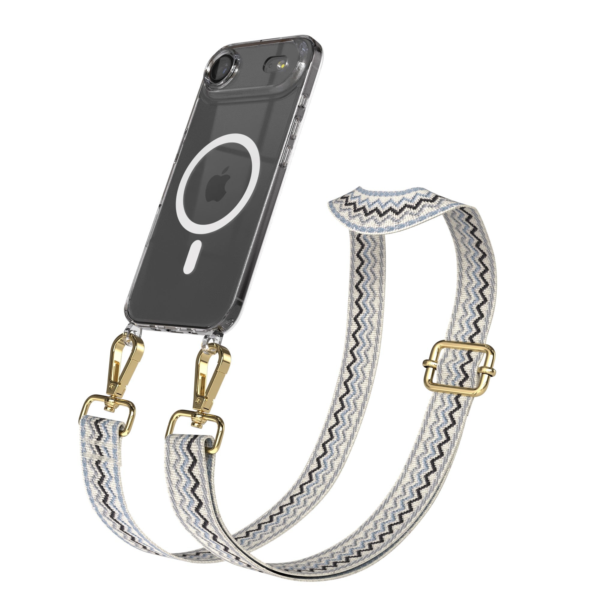 iPhone Air MagSafe Handykette mit verstellbarem Boho Band zum Umhängen 