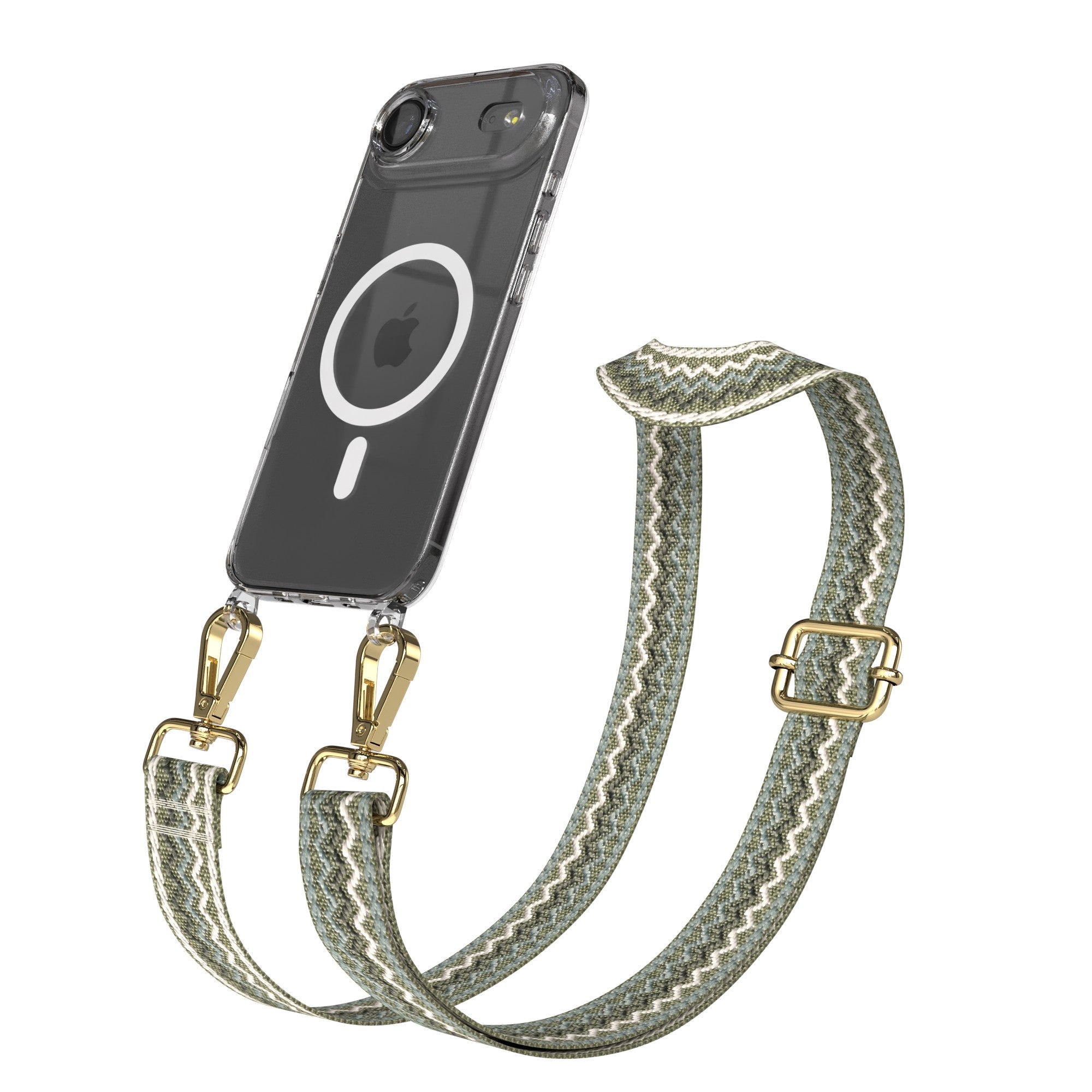 iPhone Air MagSafe Handykette mit verstellbarem Boho Band zum Umhängen 