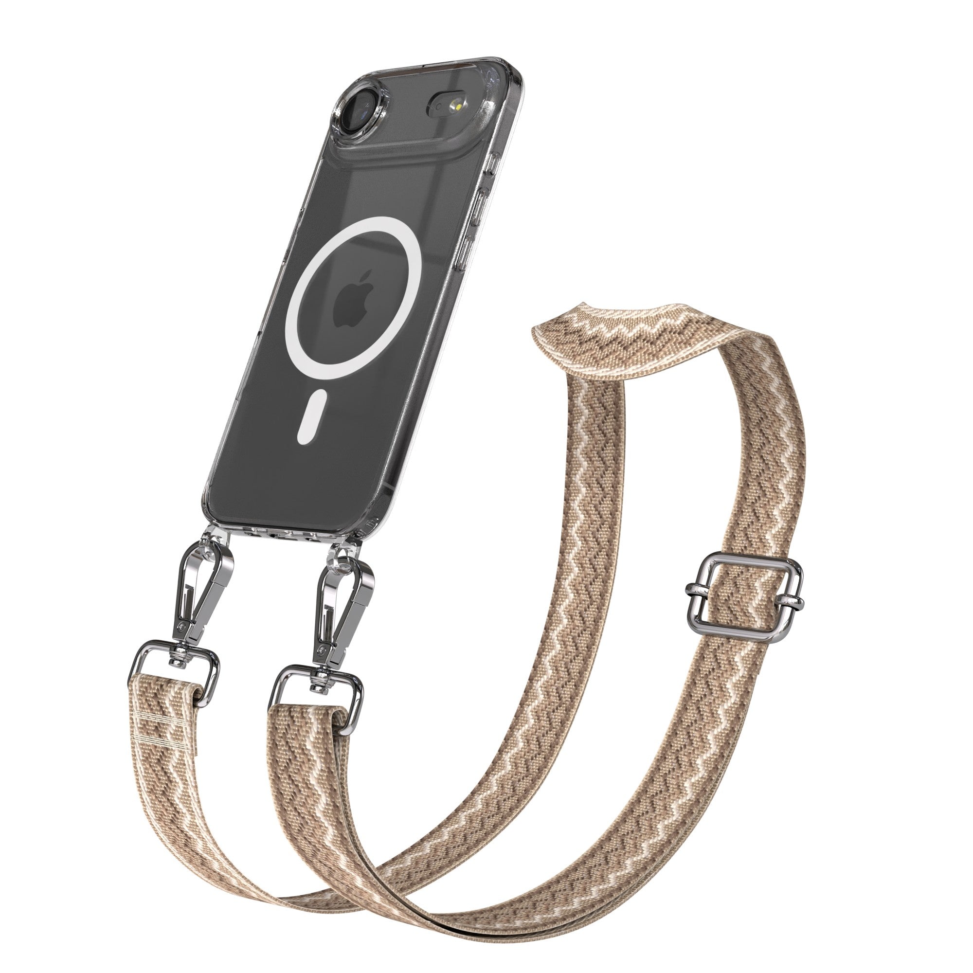 iPhone Air MagSafe Handykette mit verstellbarem Boho Band zum Umhängen 