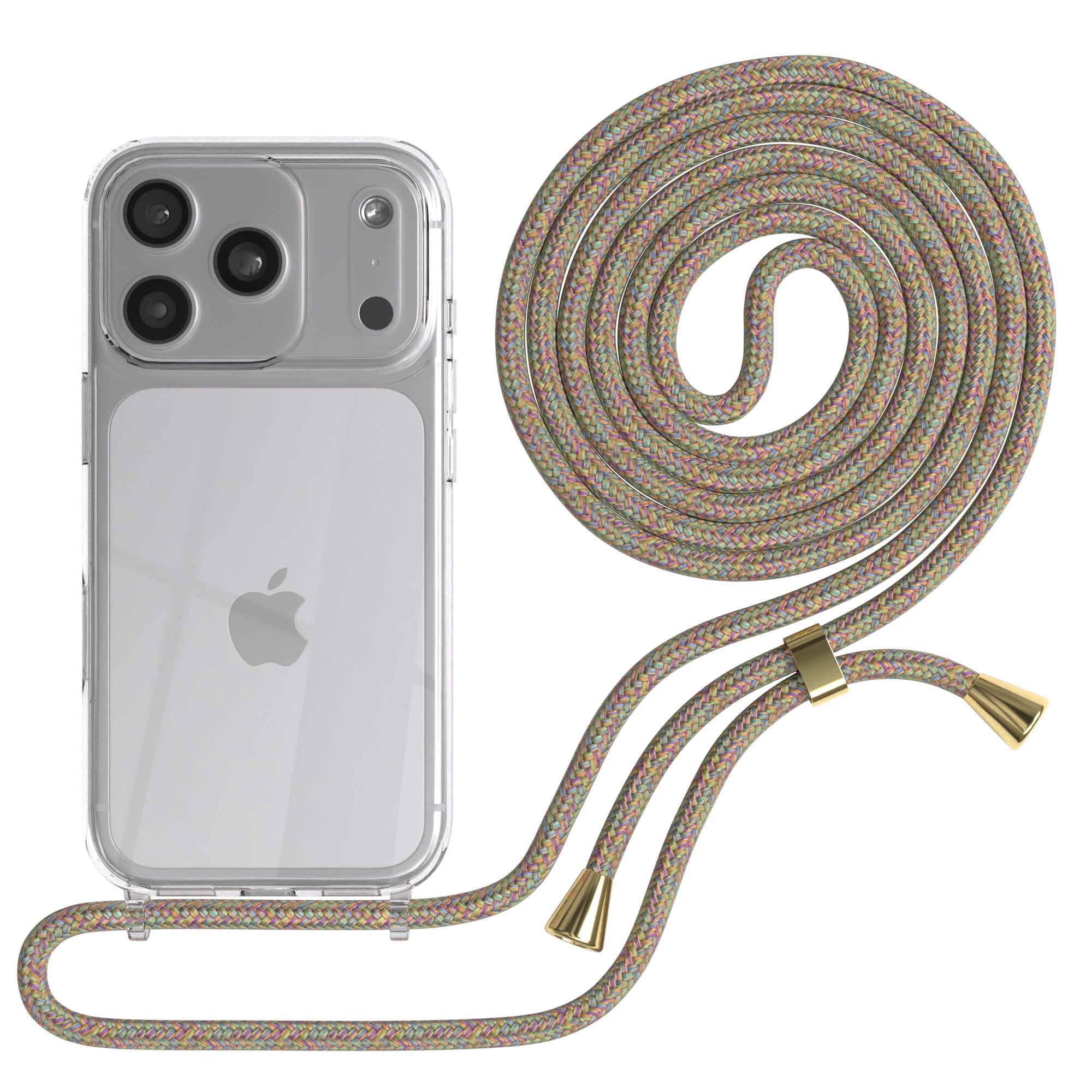 iPhone 17 Pro transparente Hülle + Kordel