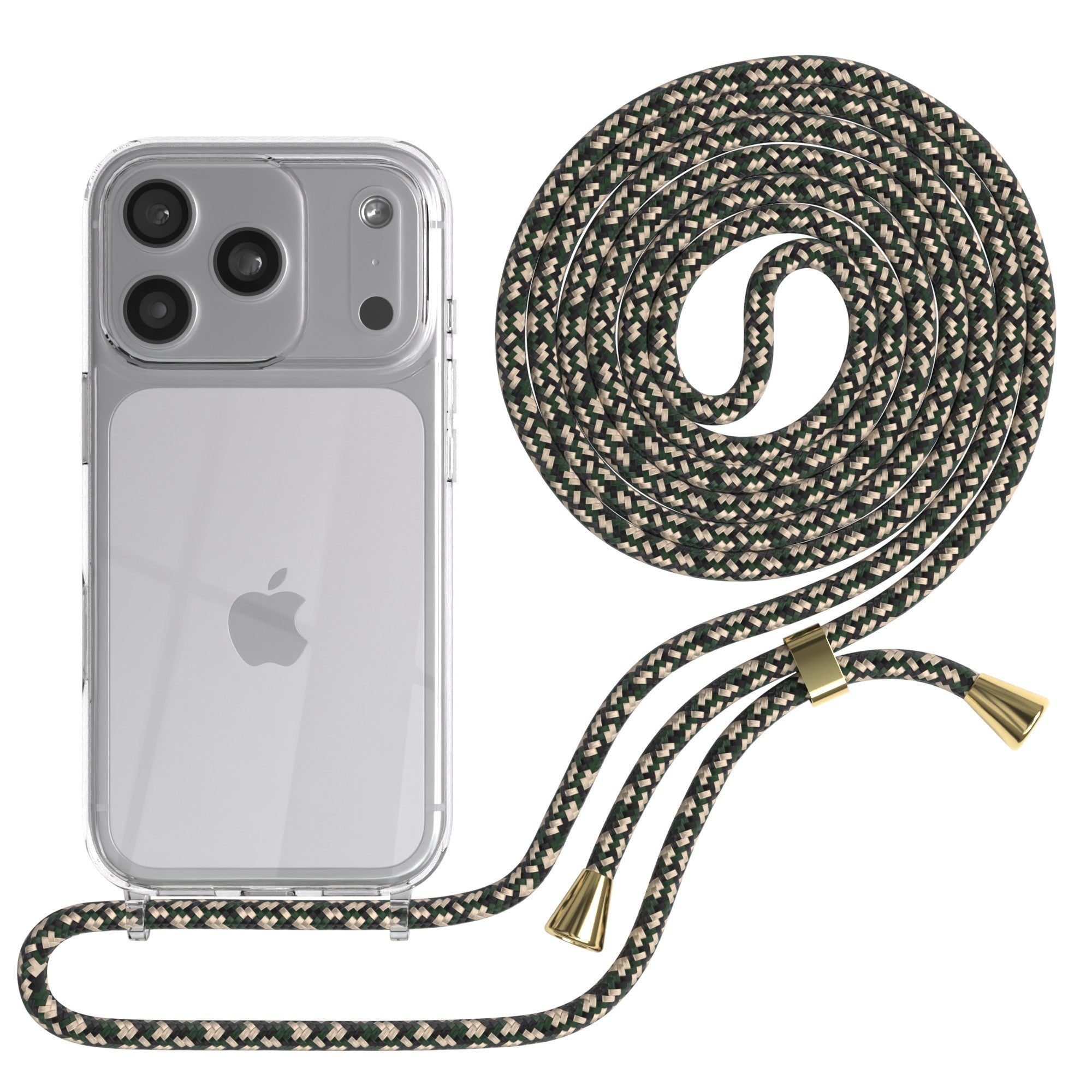 iPhone 17 Pro transparente Hülle + Kordel