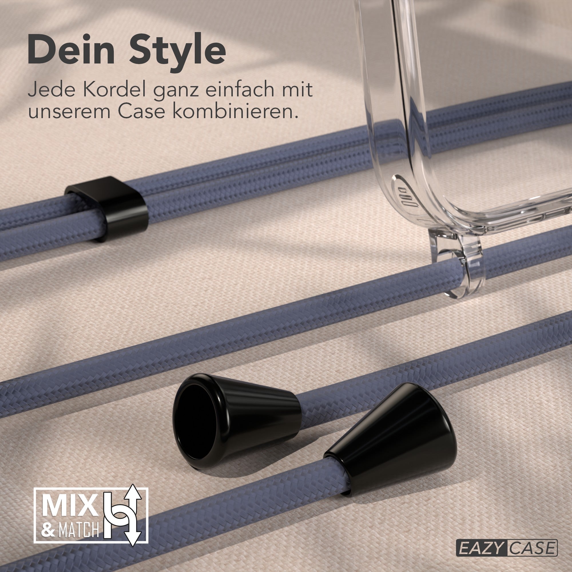 iPhone 17 Pro transparente Hülle + Kordel