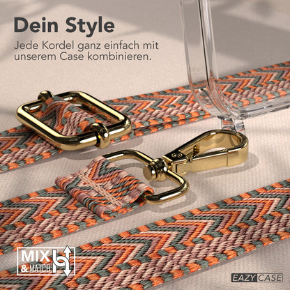 iPhone 17 Pro Handykette mit verstellbarem Boho Band von EAZY CASE 