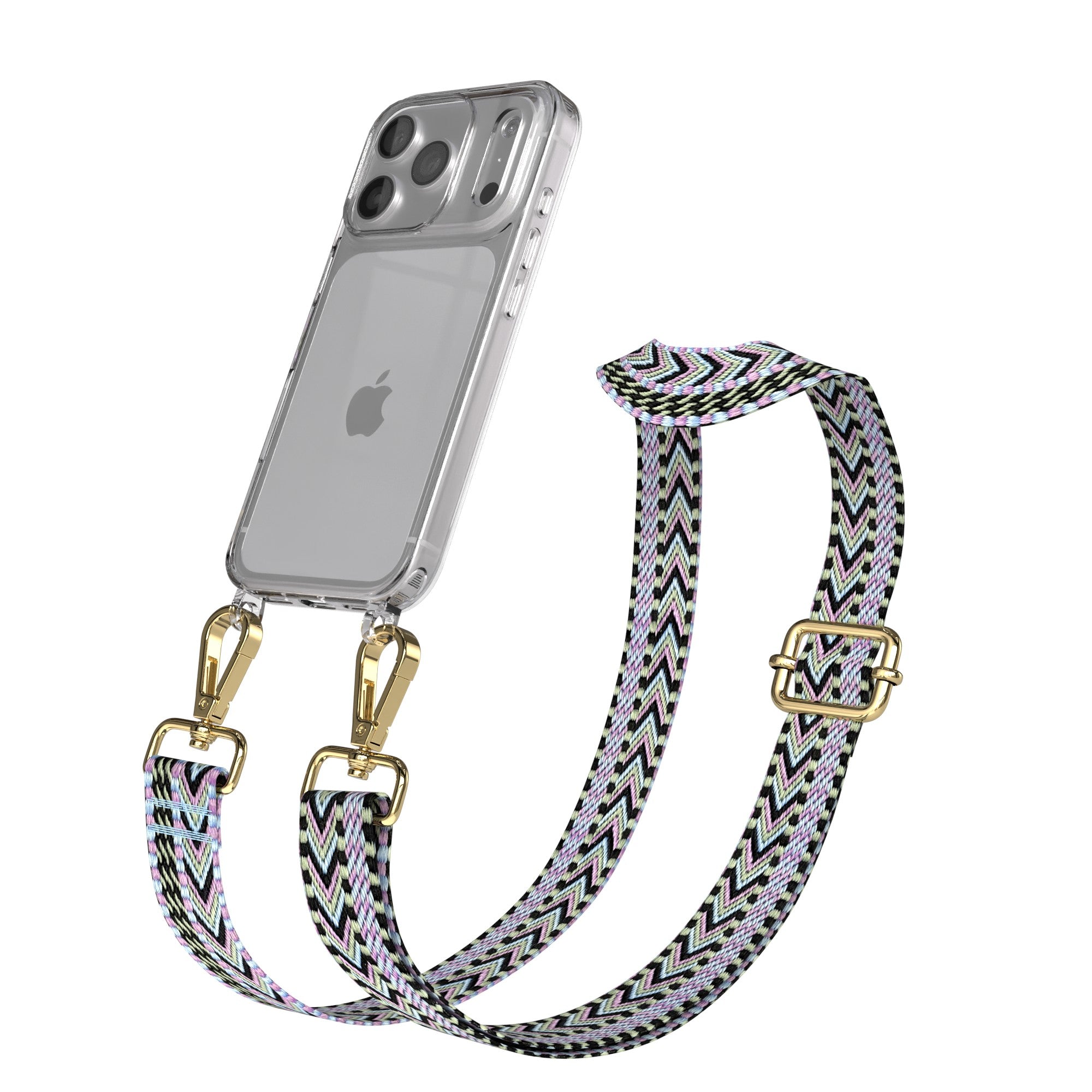 iPhone 17 Pro Handykette mit verstellbarem Boho Band von EAZY CASE 