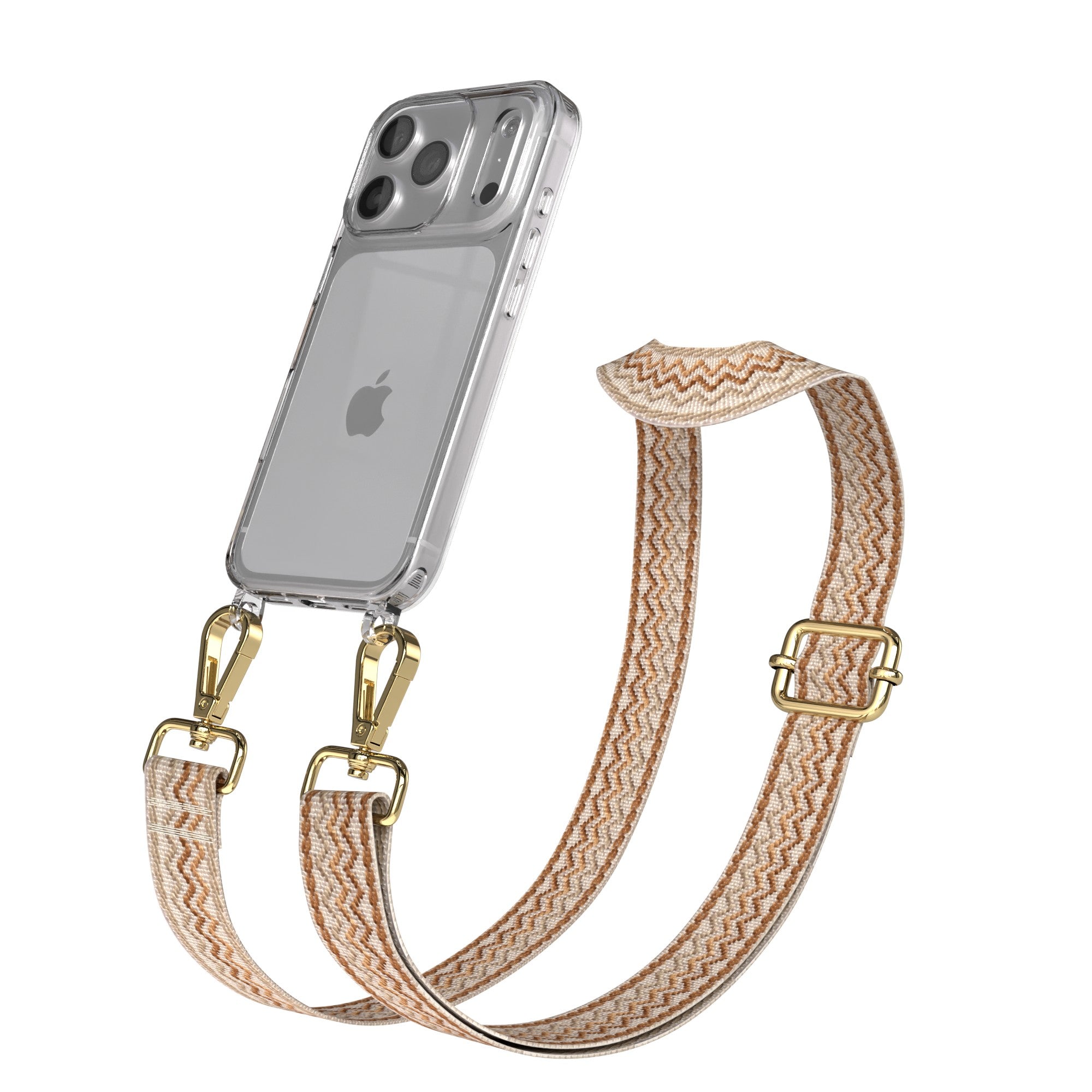 iPhone 17 Pro Handykette mit verstellbarem Boho Band von EAZY CASE 