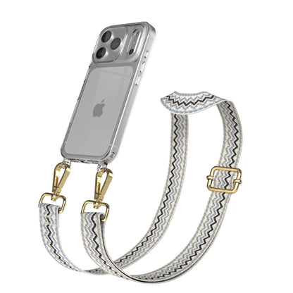 iPhone 17 Pro Handykette mit verstellbarem Boho Band von EAZY CASE 
