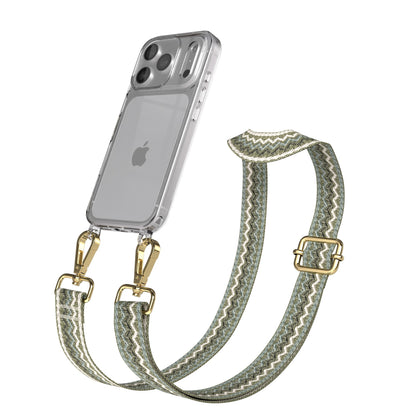 iPhone 17 Pro Handykette mit verstellbarem Boho Band von EAZY CASE 