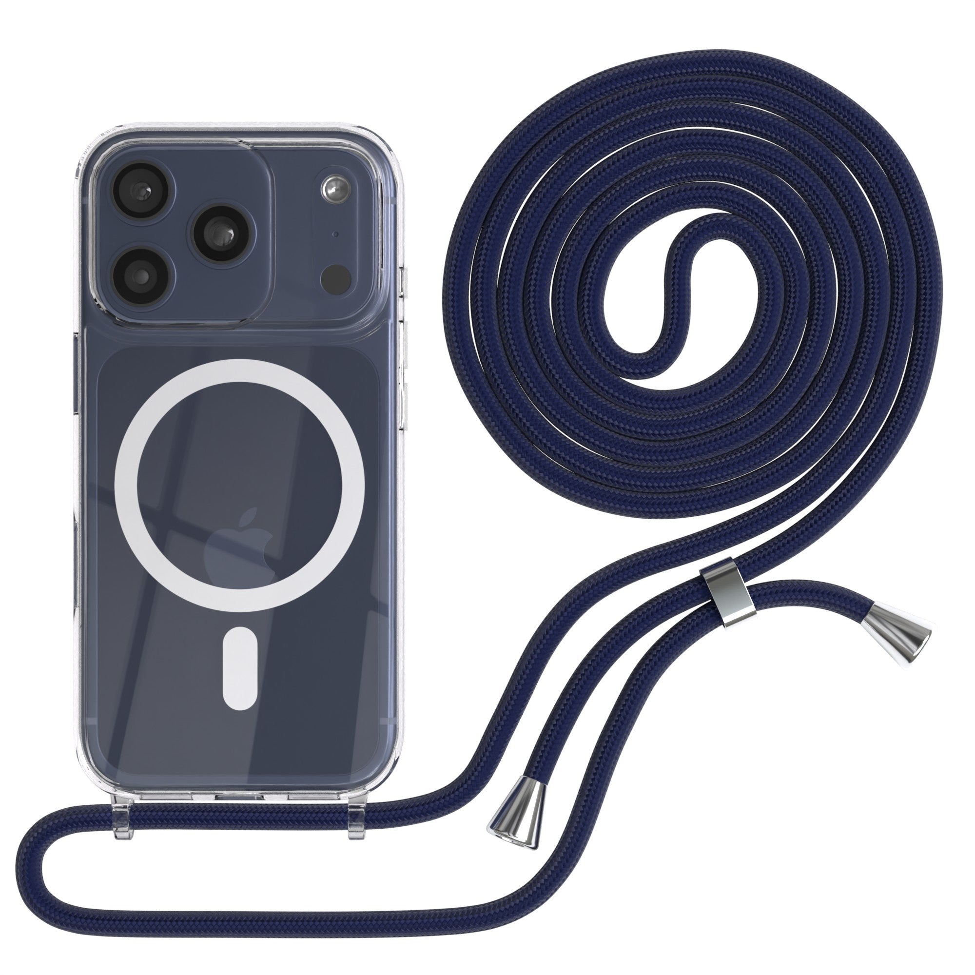 iPhone 17 Pro transparente Hülle + Kordel mit MagSafe