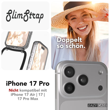 iPhone 17 Pro transparente Hülle + Kordel mit MagSafe