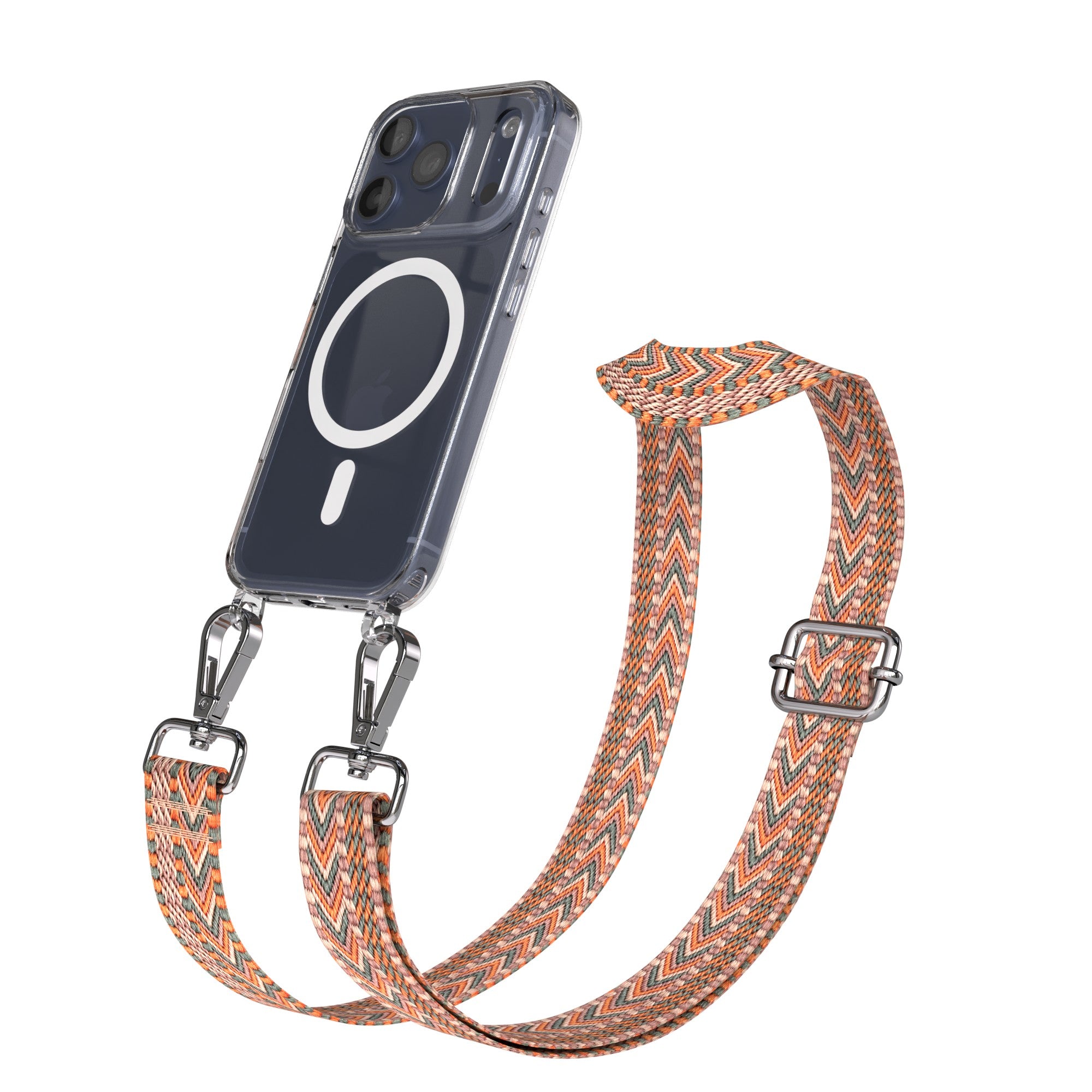 iPhone 17 Pro MagSafe Handykette mit verstellbarem Boho Band EAZY CASE 