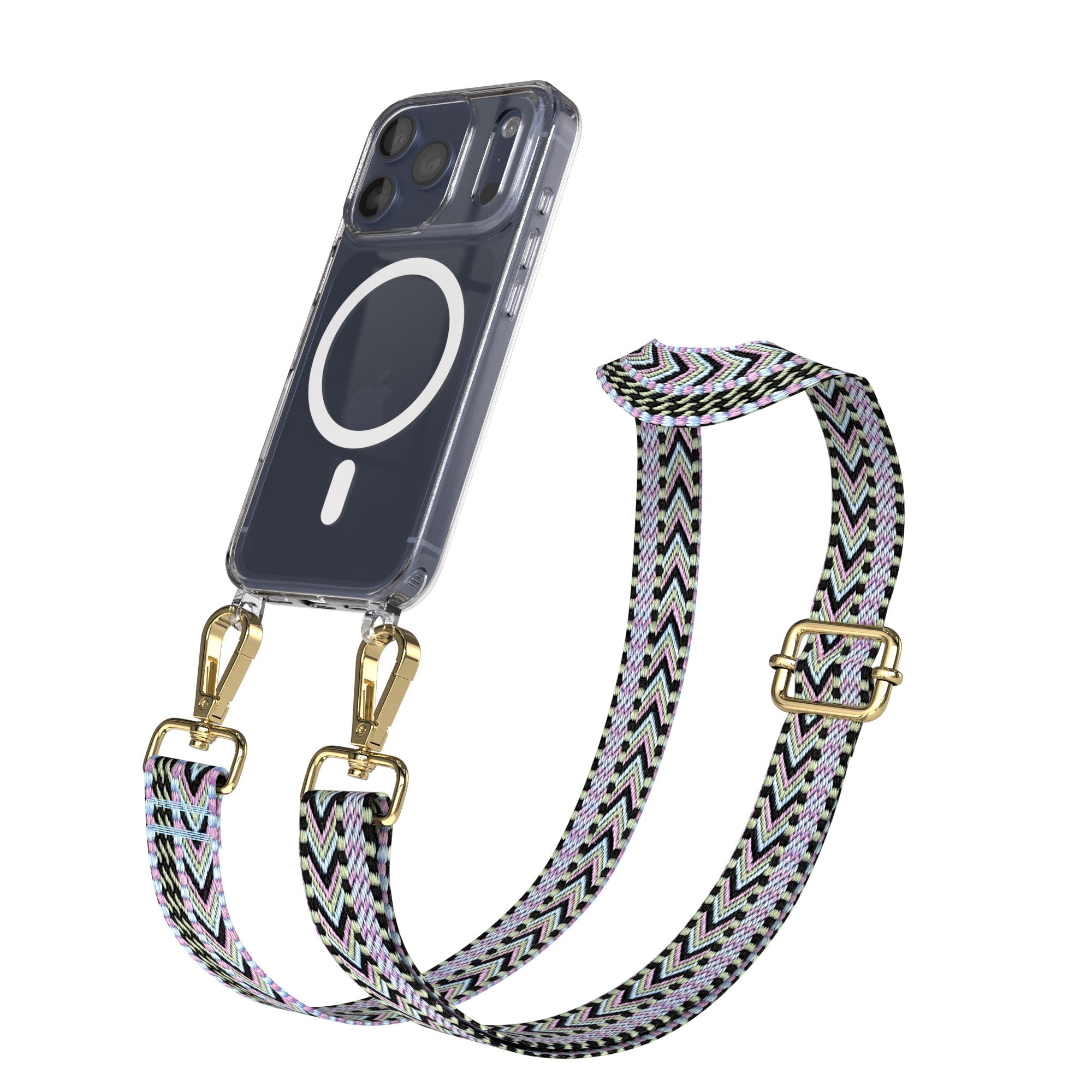 iPhone 17 Pro MagSafe Handykette mit verstellbarem Boho Band EAZY CASE 