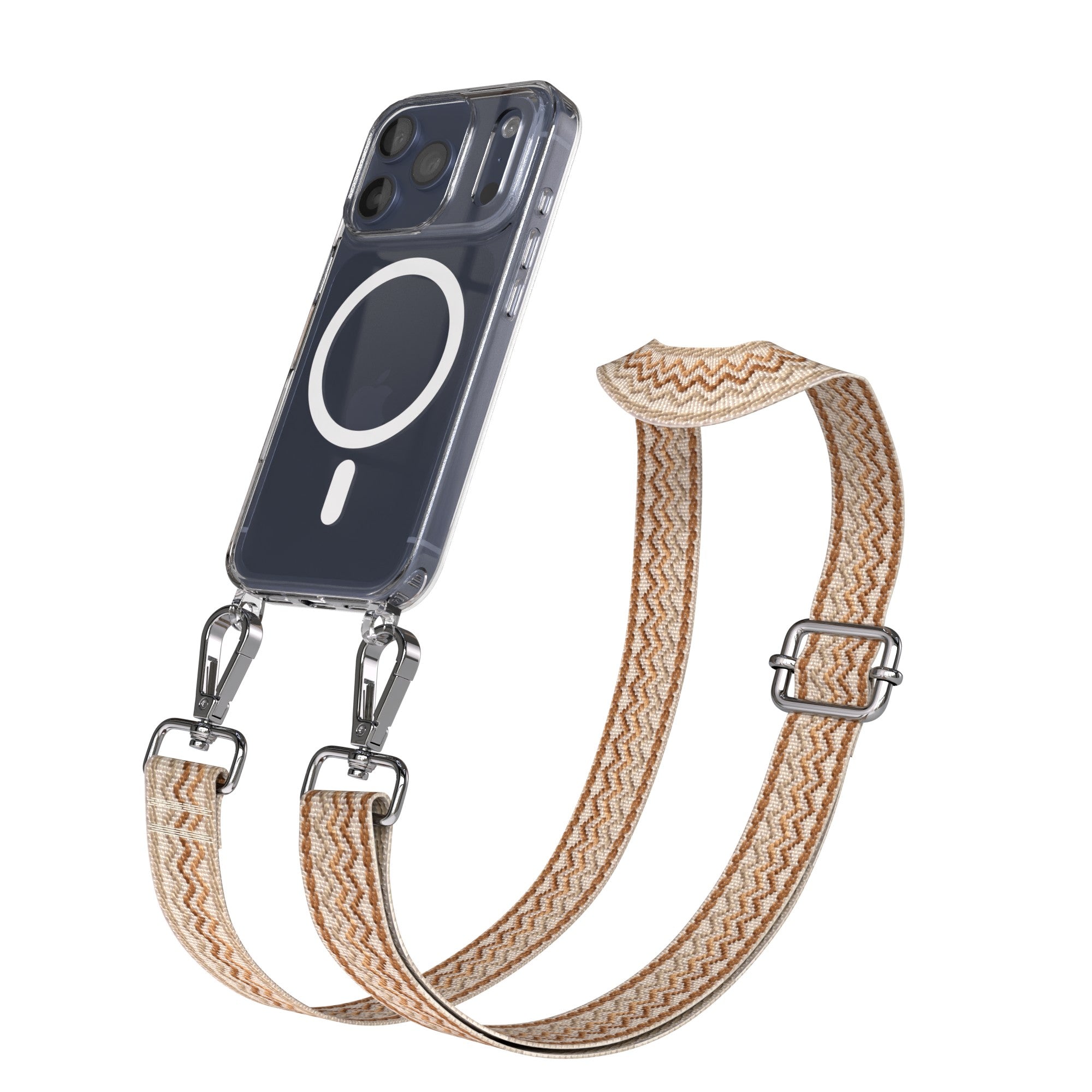 iPhone 17 Pro MagSafe Handykette mit verstellbarem Boho Band EAZY CASE 