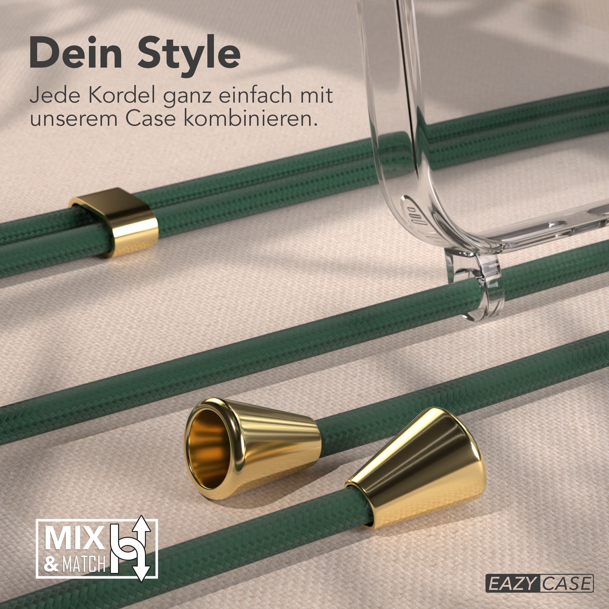 iPhone 17 Pro Max transparente Hülle + Kordel