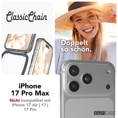 iPhone 17 Pro Max transparente Hülle + Kordel