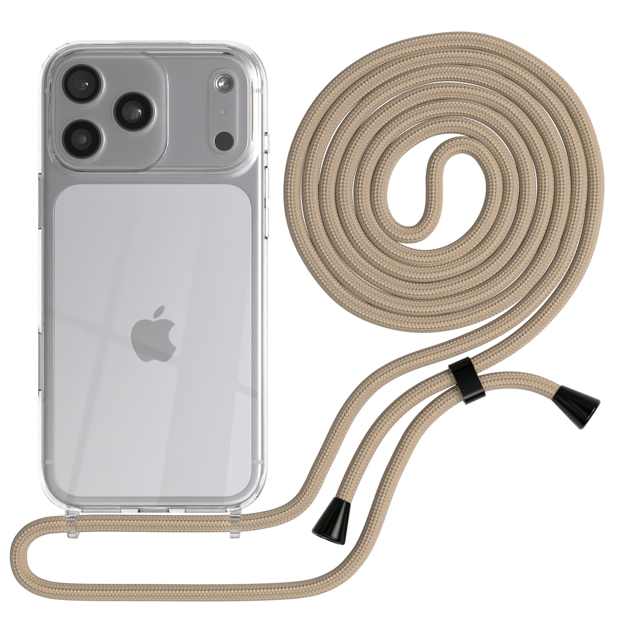 iPhone 17 Pro Max transparente Hülle + Kordel