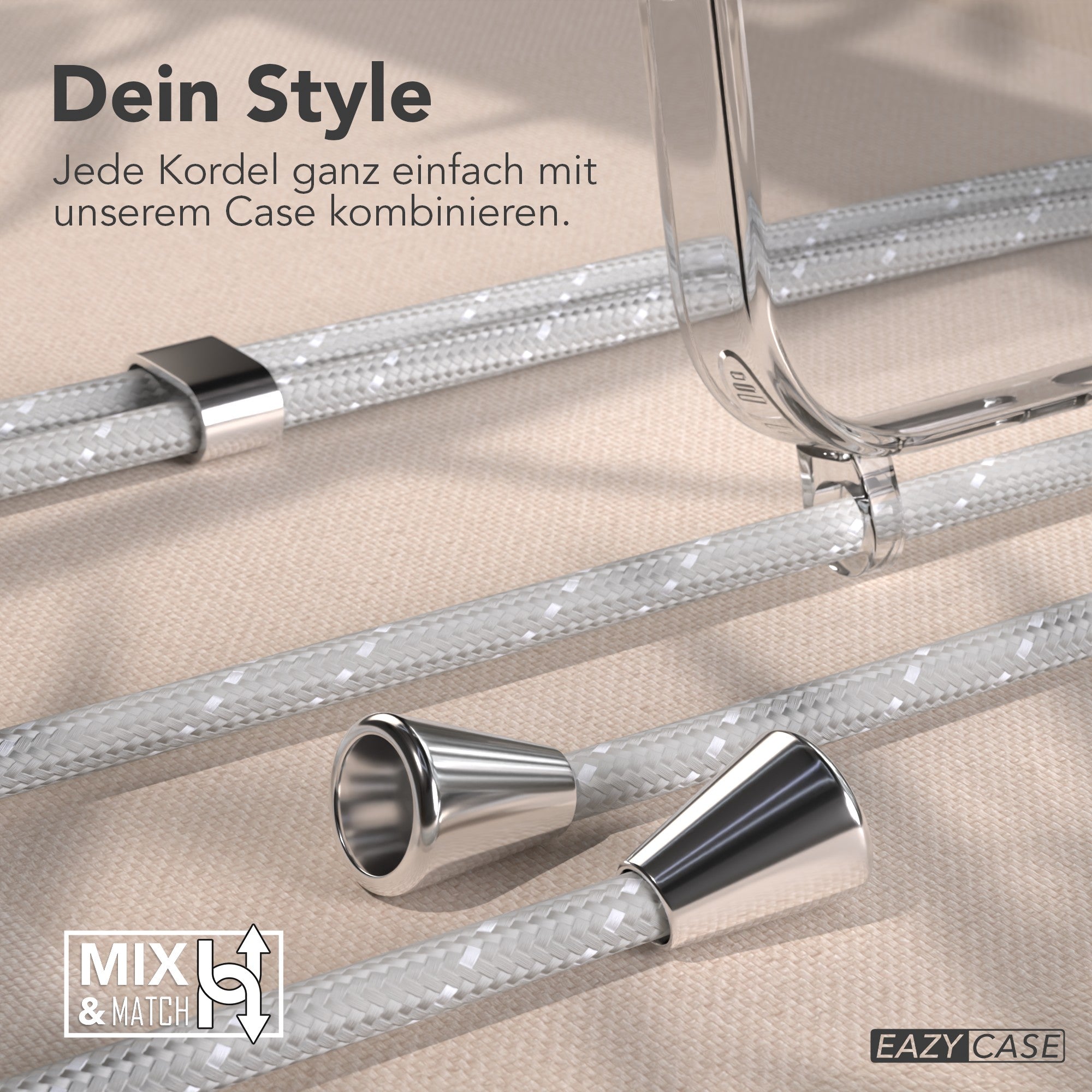 iPhone 17 Pro Max transparente Hülle + Kordel