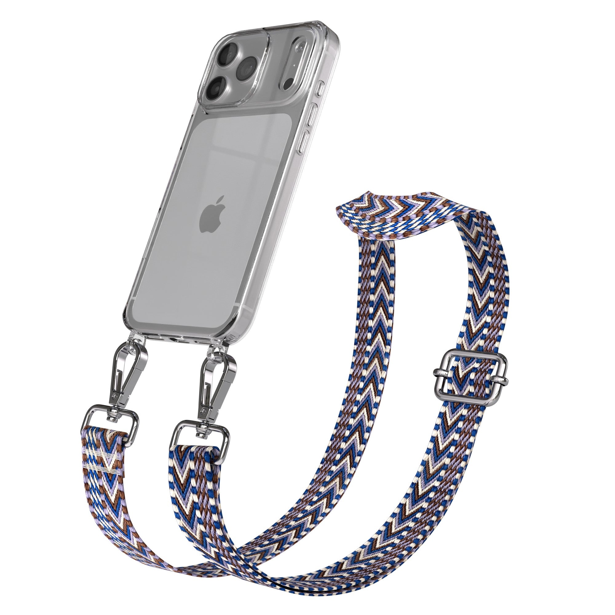 iPhone 17 Pro Max Handykette mit verstellbarem Boho Trageriemen von EAZY CASE 