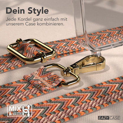 iPhone 17 Pro Max Handykette mit verstellbarem Boho Trageriemen von EAZY CASE 