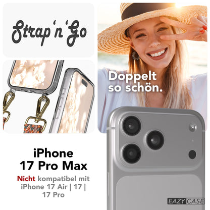 iPhone 17 Pro Max Handykette mit verstellbarem Boho Trageriemen von EAZY CASE 