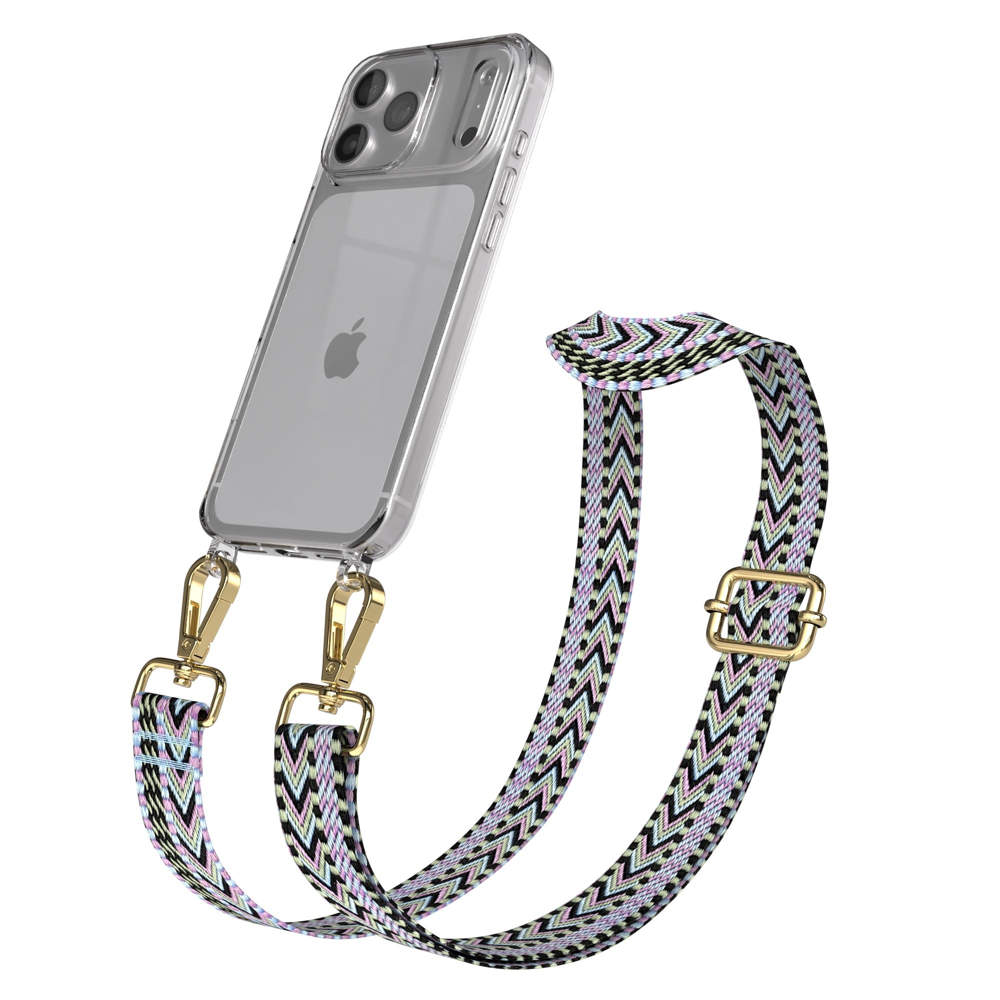 iPhone 17 Pro Max Handykette mit verstellbarem Boho Trageriemen von EAZY CASE 