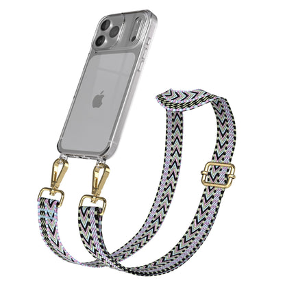 iPhone 17 Pro Max Handykette mit verstellbarem Boho Trageriemen von EAZY CASE 