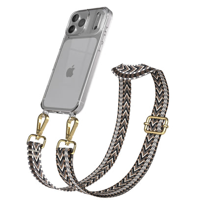 iPhone 17 Pro Max Handykette mit verstellbarem Boho Trageriemen von EAZY CASE 