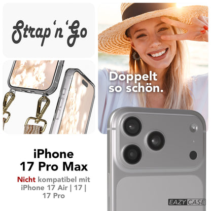 iPhone 17 Pro Max Handykette mit verstellbarem Boho Trageriemen von EAZY CASE 