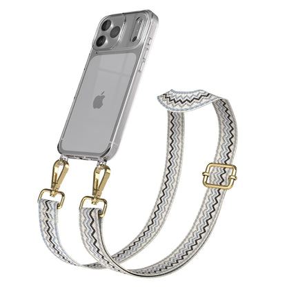 iPhone 17 Pro Max Handykette mit verstellbarem Boho Trageriemen von EAZY CASE 