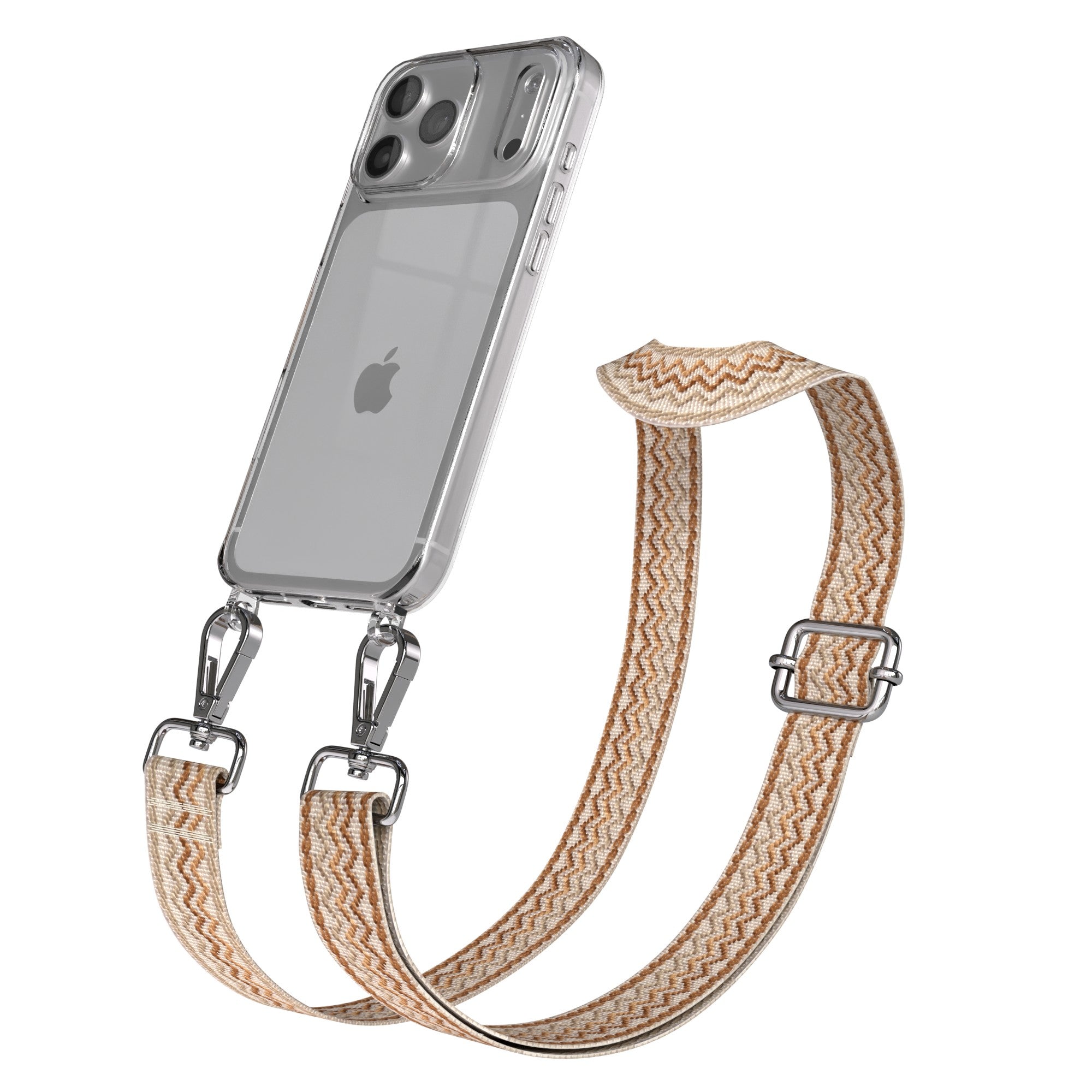 iPhone 17 Pro Max Handykette mit verstellbarem Boho Trageriemen von EAZY CASE 