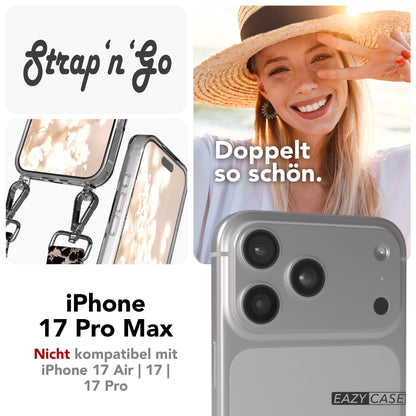 iPhone 17 Pro Max Handykette mit verstellbarem Boho Trageriemen von EAZY CASE 