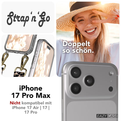 iPhone 17 Pro Max Handykette mit verstellbarem Boho Trageriemen von EAZY CASE 