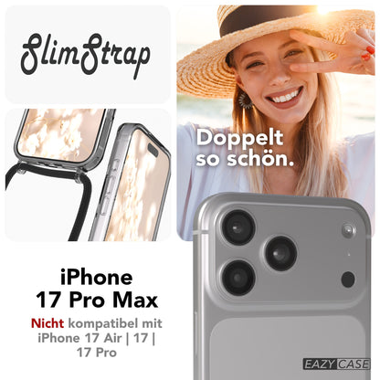 iPhone 17 Pro Max transparente Hülle + Kordel mit MagSafe