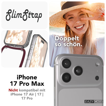 iPhone 17 Pro Max transparente Hülle + Kordel mit MagSafe