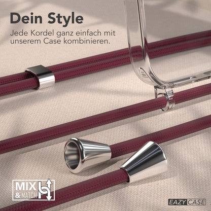 iPhone 17 Pro Max transparente Hülle + Kordel mit MagSafe