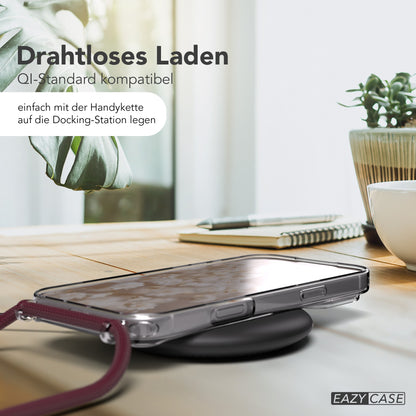 iPhone 17 Pro Max transparente Hülle + Kordel mit MagSafe