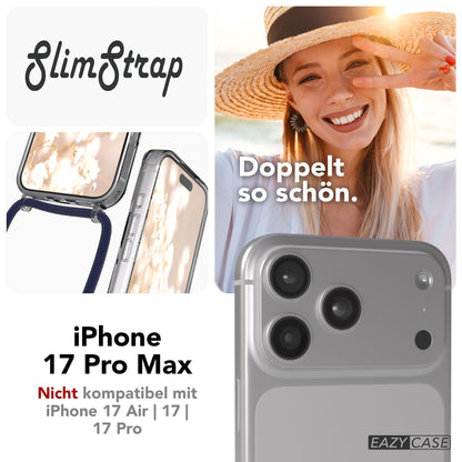 iPhone 17 Pro Max transparente Hülle + Kordel mit MagSafe