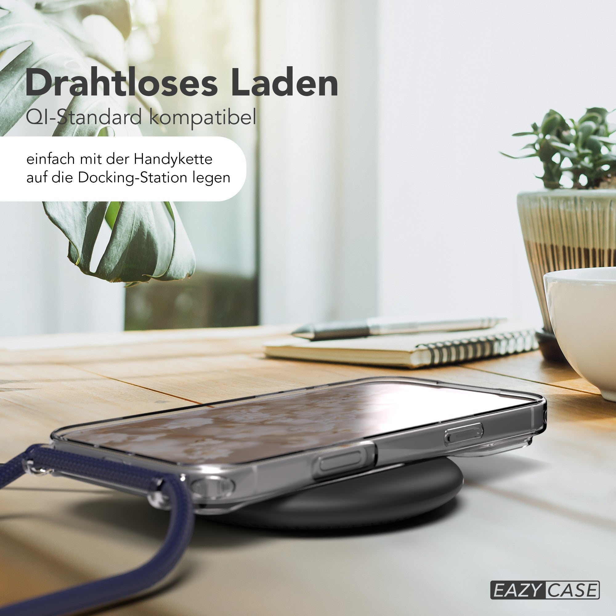 iPhone 17 Pro Max transparente Hülle + Kordel mit MagSafe