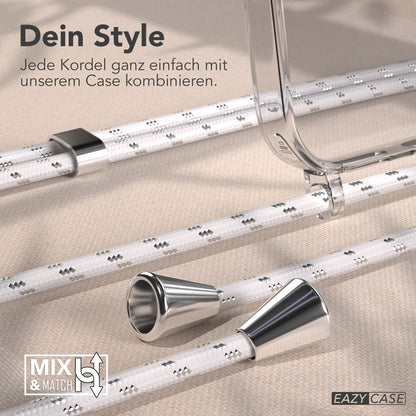 iPhone 17 Pro Max transparente Hülle + Kordel mit MagSafe