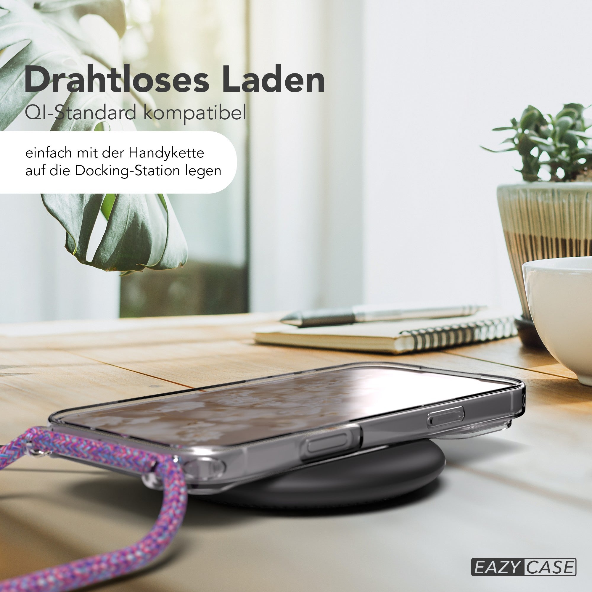 iPhone 17 Pro Max transparente Hülle + Kordel mit MagSafe