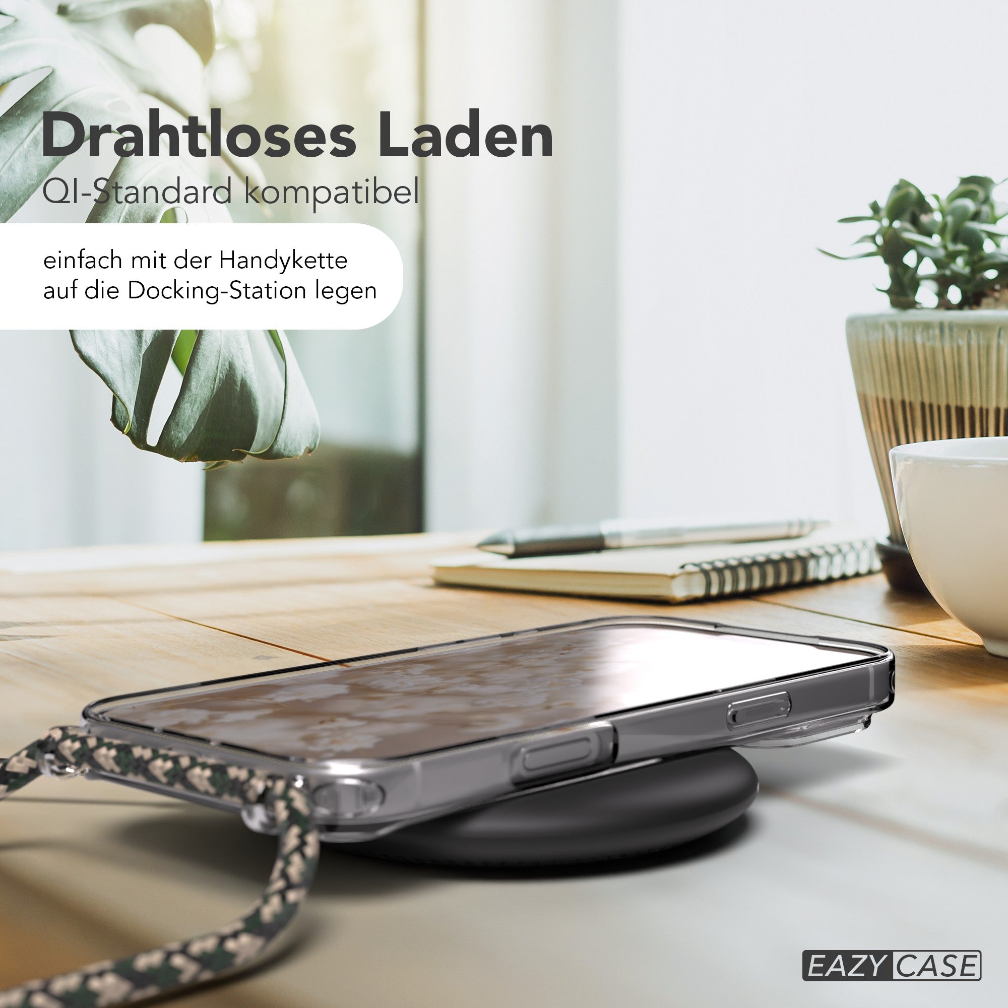 iPhone 17 Pro Max transparente Hülle + Kordel mit MagSafe