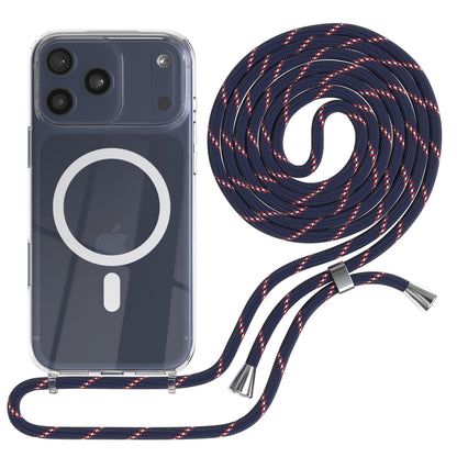 iPhone 17 Pro Max transparente Hülle + Kordel mit MagSafe