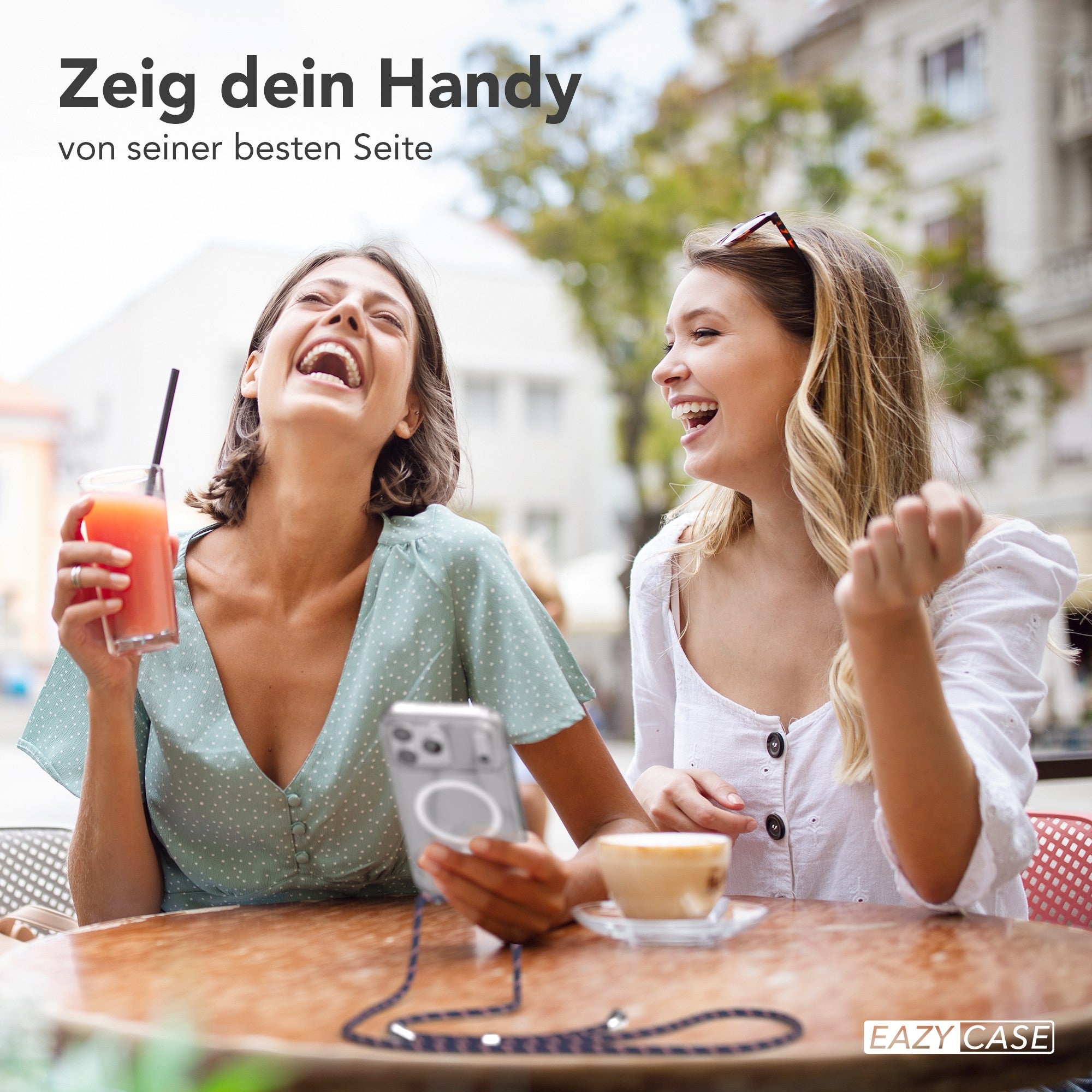 iPhone 17 Pro Max transparente Hülle + Kordel mit MagSafe