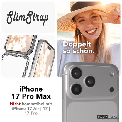 iPhone 17 Pro Max transparente Hülle + Kordel mit MagSafe