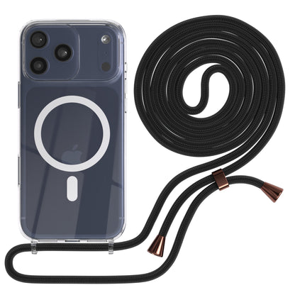 iPhone 17 Pro Max transparente Hülle + Kordel mit MagSafe
